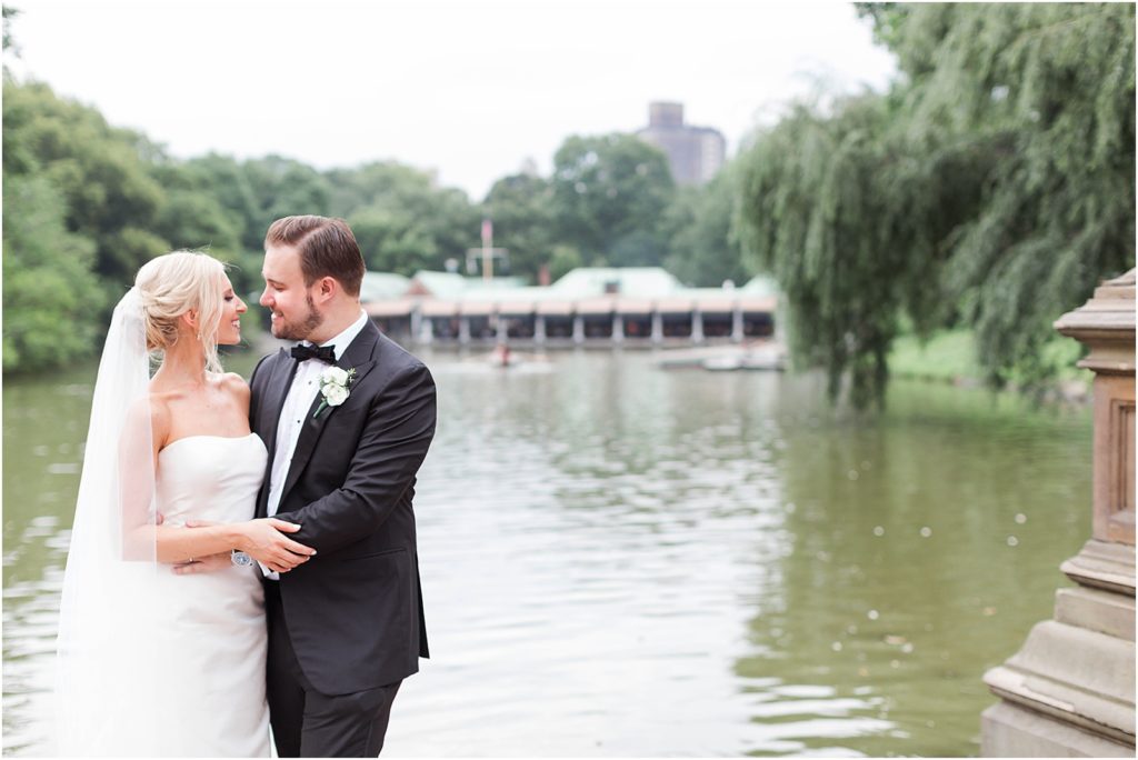 bride and grooms wedding reception at the Loeb Boathouse Central Park Boathouse in new york new york