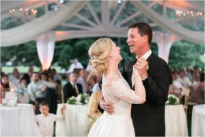father and daughter share a dance at their Florham Estate at Fairleigh Dickinson University wedding