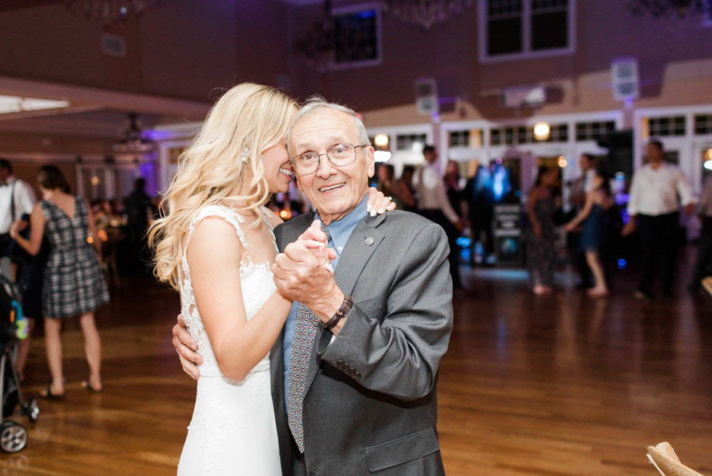 bride and grandfather dance