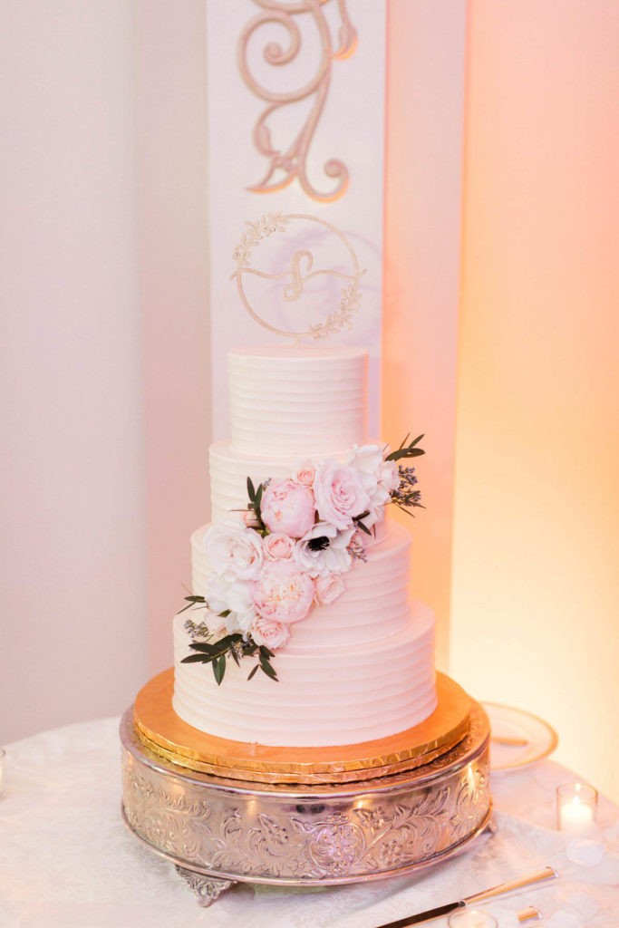 Larkfield Manor Lavender wedding cake