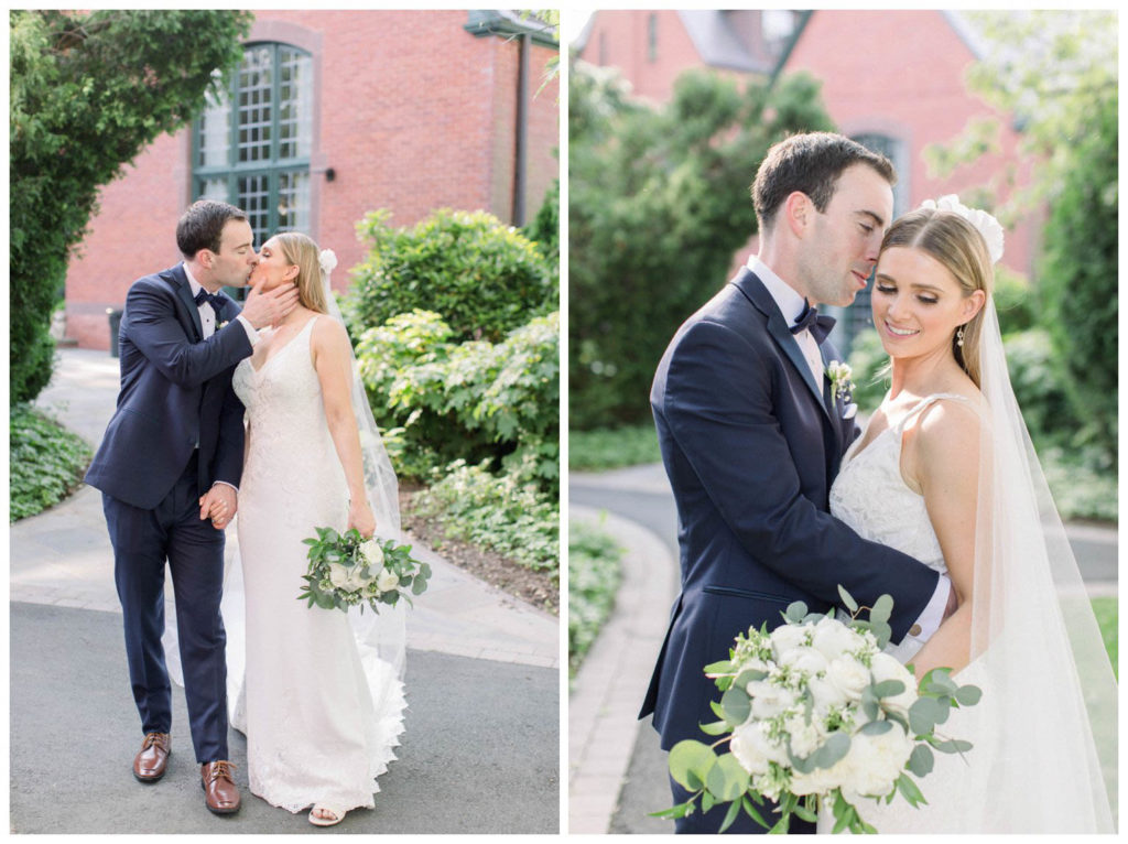 wedding portraits at the Lawrenceville school