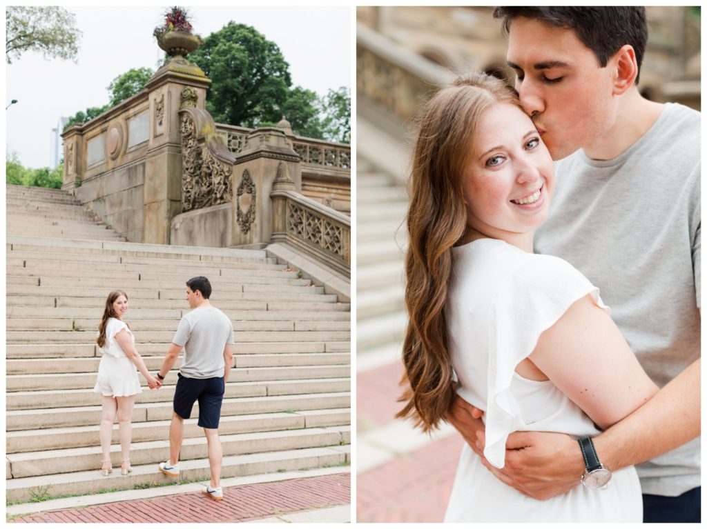 Bethesda Terrace in Central Park Engagement